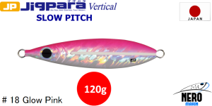 MC Jigpara Vertical Slow Pitch JPVSP-120gr #18 Glow Pink