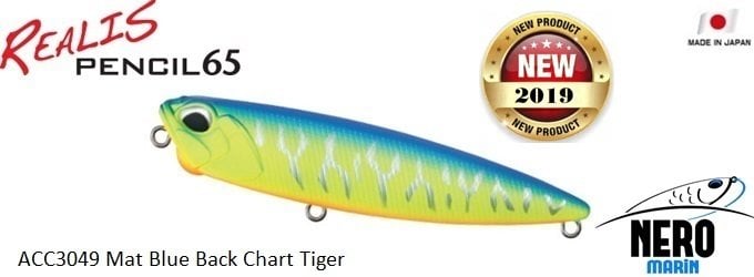 Realis Pencil  65 ACC3049 Mat Blue Back Chart Tiger