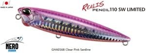 Realis Pencil 110SW  GHA0168 / Clear Pink Sardine