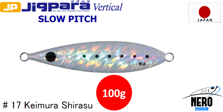 MC Jigpara Vertical Slow Pitch JPVSP-100gr #17 Keimura Shirasu