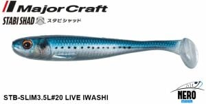 MC Stabi Shad STB-Slim 3.5L #20 LIVE IWASHI