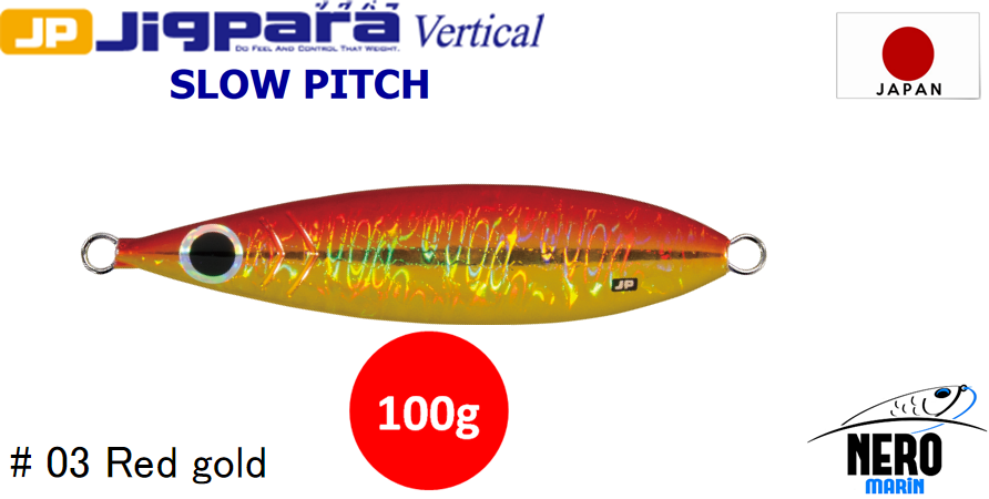 MC Jigpara Vertical Slow Pitch JPVSP-100gr #03 Red Gold