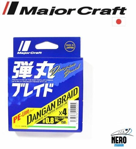 MC Dangan Braid İp DB4 PE 0.8/0.08mm/14Lb/6.3kg/150 metre