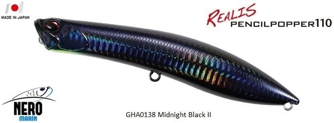 Realis Pencil Popper 110  GHA0138 / Midnight Black II