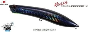 Realis Pencil Popper 110  GHA0138 / Midnight Black II
