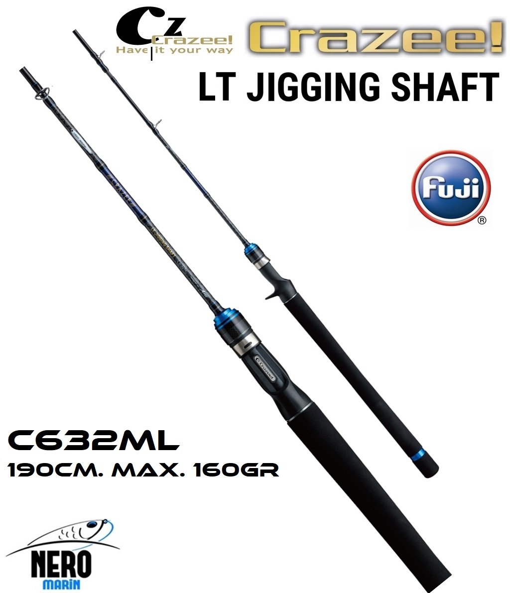 Crazee LT Jigging Shaft C632ML 1,90mt./Max. 160gr.