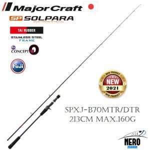 MC Solpara New SPXJ-B70MTR/DTR Tai Rubber Kamış 213cm Max 160g