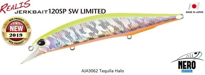 Realis Jerkbait 120SP SW AJA3062 Tequila Halo