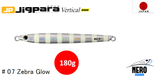 MC Jigpara Vertical Ikanago JPVIK-180gr #07 Zebra Glow