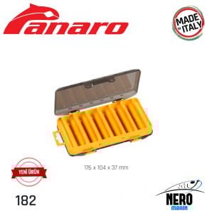 Panaro 182 Dual Çift Taraflı Kutu 176*104*37mm. Smoke/Yellow