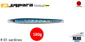 MC Jigpara Vertical Ikanago JPVIK-180gr #01 Iwashı