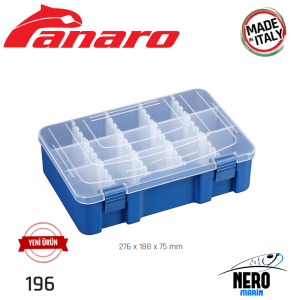 Panaro Art 196 Scatola Şeffaf Kutu 276*188*75mm.