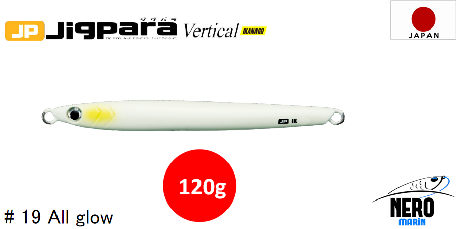 MC Jigpara Vertical Ikanago JPVIK-120gr #19 All Glow