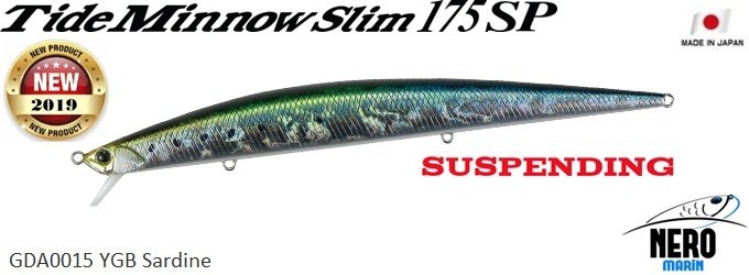 Tide Minnow Slim 175SP GDA0015 YGB Sardine