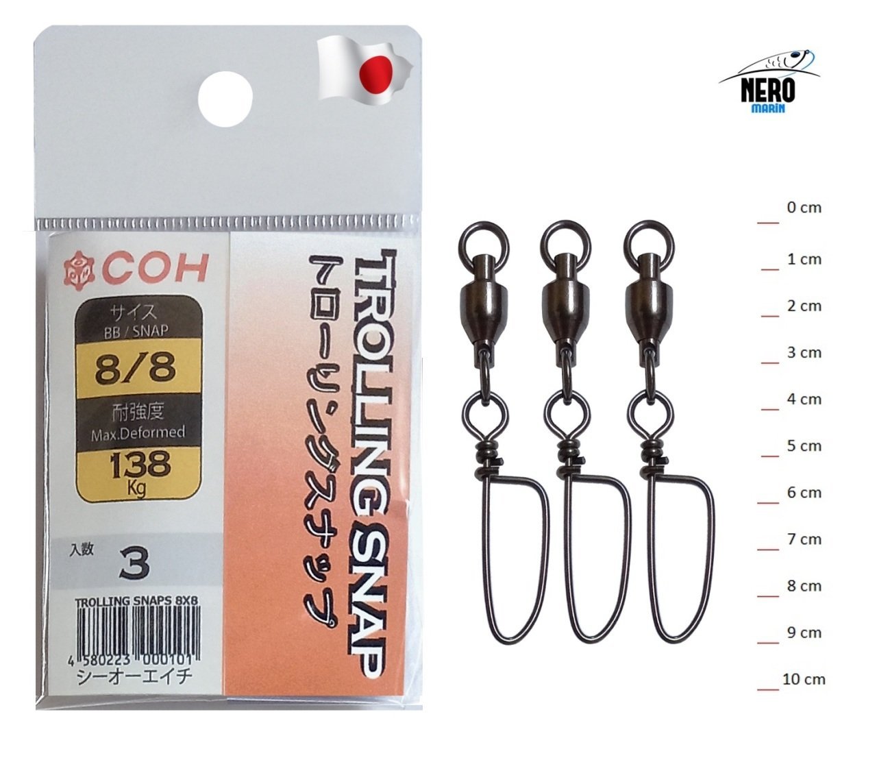 COH Ball-Bearing with Snap BN 3P-Packed #8