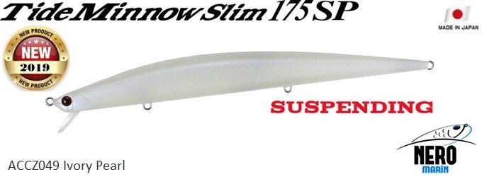 Tide Minnow Slim 175SP ACCZ049 Ivory Pearl