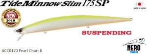 Tide Minnow Slim 175SP ACC0170 Pearl Chart II