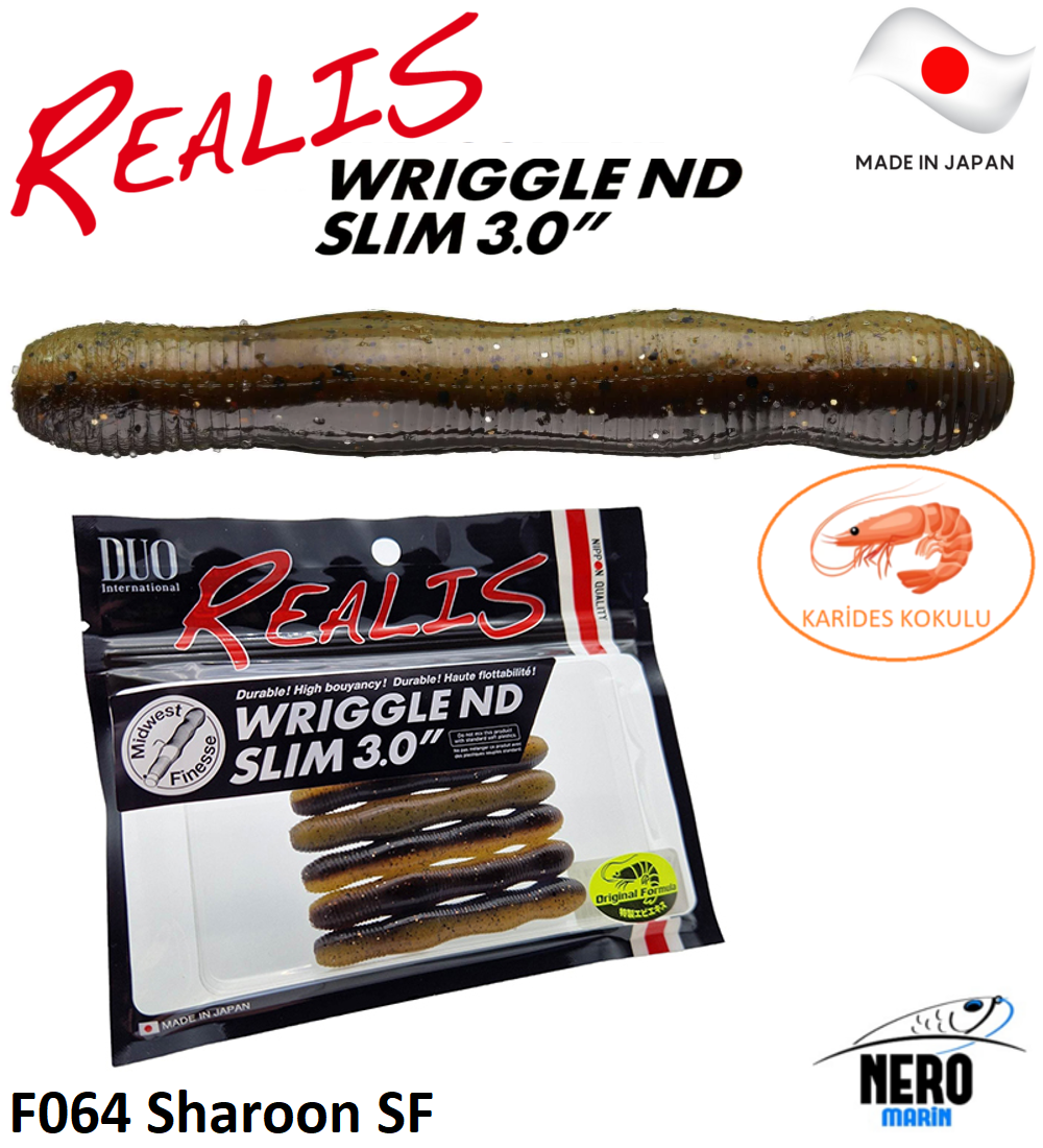 Duo Realis Wriggle ND Slim 3'' Silikon Yem F064 Shroon SF
