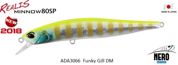 Realis Minnow 80SP ADA3066 / Funky Gill DM