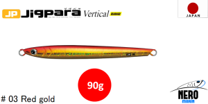 MC Jigpara Vertical Ikanago JPVIK-90gr #03 Red Gold
