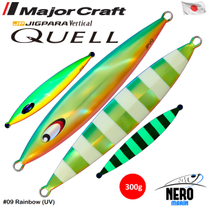 MC Jigpara Vertical Quell JPVQ-300 Jig #09 Rainbow (UV)