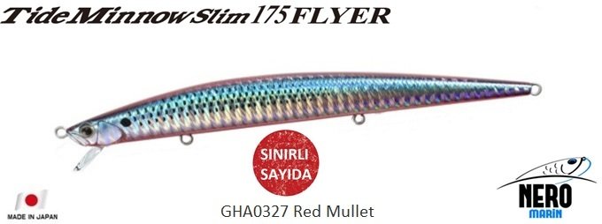 Tide Minnow Slim Flyer 175 GHA0327 Red Mullet
