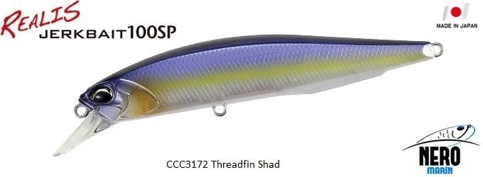Realis Jerkbait 100SP  CCC3172 / Threadfin Shad