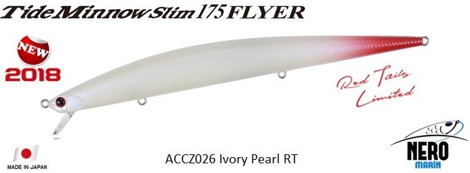 Tide Minnow Slim Flyer 175 ACCZ126 / Ivory Pearl RT