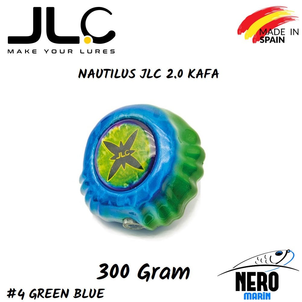 JLC Nautilus 2.0 Tai Rubber Yedek Kafa 300gr. #4 Green Blue