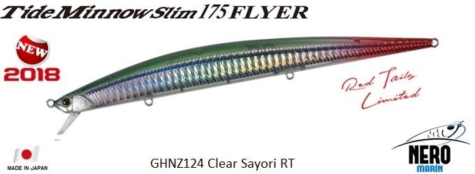 Tide Minnow Slim Flyer 175 GHNZ124 / Clear Sayori RT