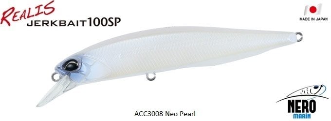 Realis Jerkbait 100SP  ACC3008 / Neo Pearl