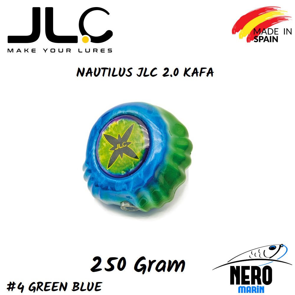 JLC Nautilus 2.0 Tai Rubber Yedek Kafa 250gr. #4 Green Blue