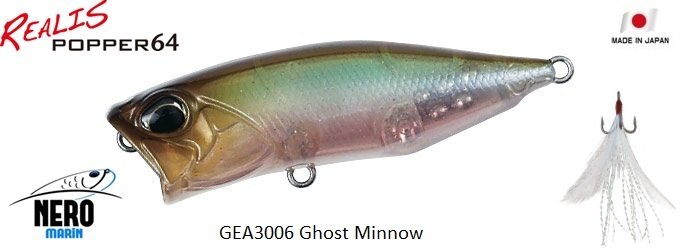 Realis Popper 64  GEA3006 Ghost Minnow