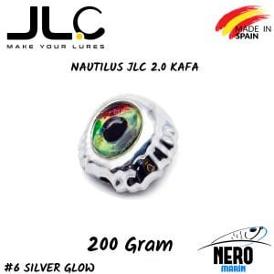 JLC Nautilus 2.0 Tai Rubber Yedek Kafa 200gr. #6 Silver Glow