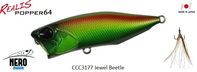 Realis Popper 64  CCC3177 Jewel Beetle