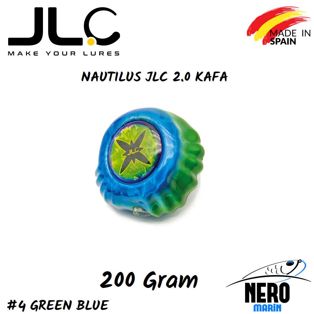 JLC Nautilus 2.0 Tai Rubber Yedek Kafa 200gr. #4 Green Blue