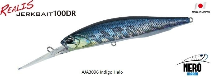 Realis Jerkbait 100DR  AJA3096 / Indigo Halo