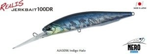 Realis Jerkbait 100DR  AJA3096 / Indigo Halo