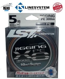 Linesystem Jigging X8 300mt. PE 5.0