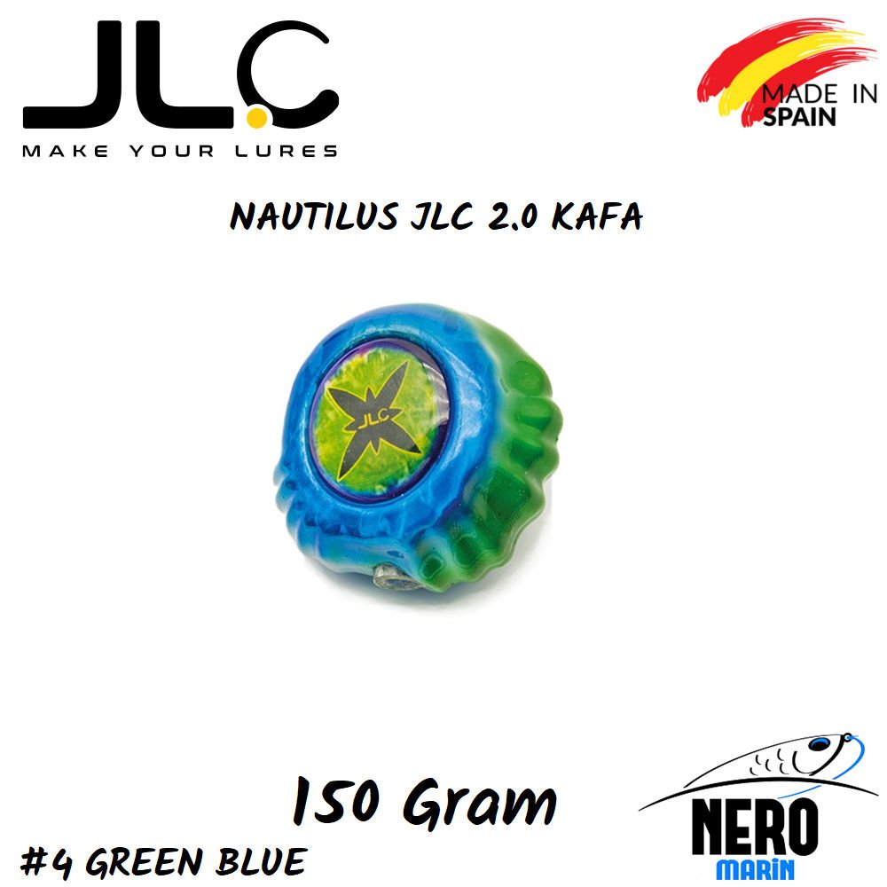 JLC Nautilus 2.0 Tai Rubber Yedek Kafa 150gr. #4 Green Blue