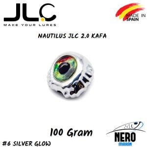 JLC Nautilus 2.0 Tai Rubber Yedek Kafa 100gr. #6 Silver Glow