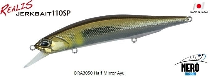 Realis Jerkbait 110SP  DRA3050 / Half Mirror Ayu