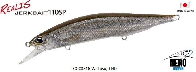 Realis Jerkbait 110SP  CCC3816 / Wakasagi ND