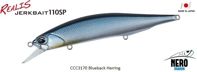 Realis Jerkbait 110SP  CCC3170 / Blueback Herring