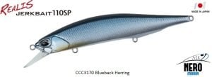 Realis Jerkbait 110SP  CCC3170 / Blueback Herring
