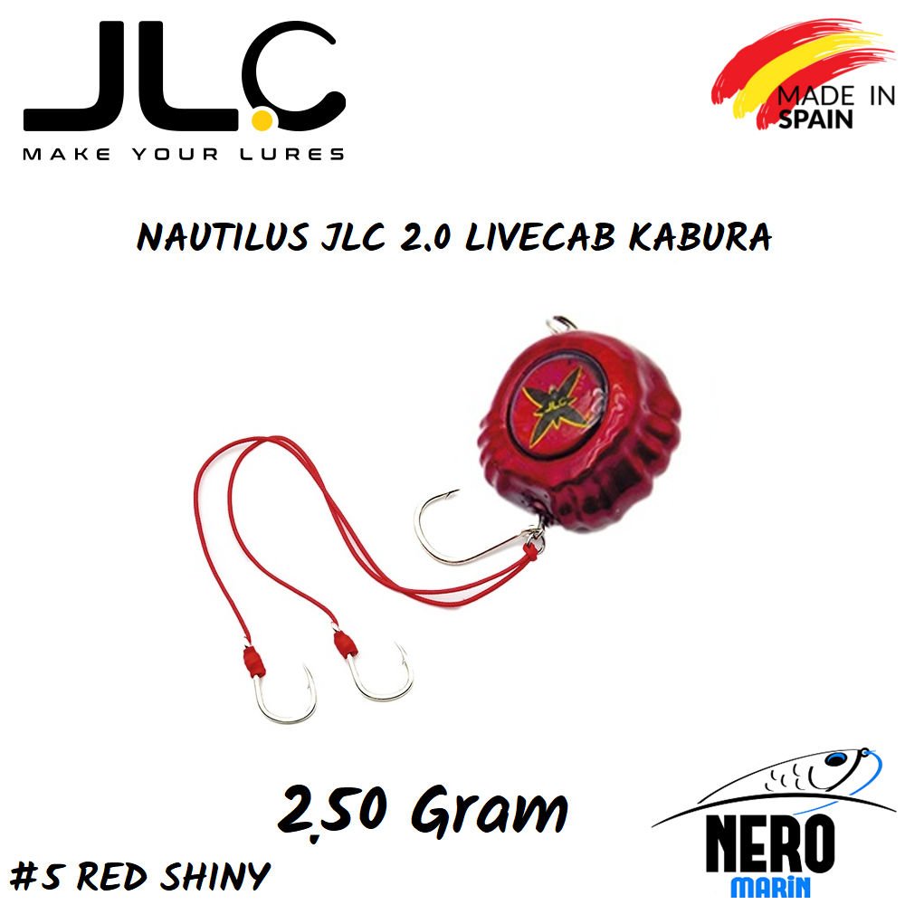 JLC Nautilus 2.0 Live Kab Canlı İçin Kabura 250gr. #5 Red Shiny