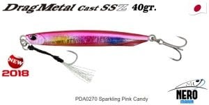 Drag Metal Cast Super Slim SSZ Jig 40gr. PJA0270 / Sparkling Pink Candy