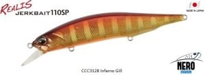 Realis Jerkbait 110SP  CCC3128 / Inferno Gill