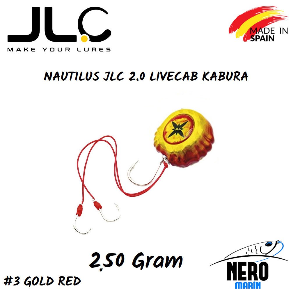 JLC Nautilus 2.0 Live Kab Canlı İçin Kabura 250gr. #3 Gold Red