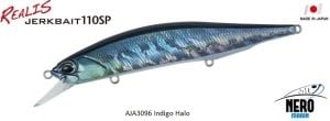 Realis Jerkbait 110SP  AJA3096 / Indigo Halo